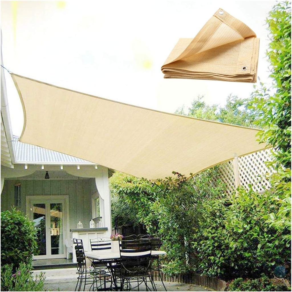 Sunblock Shade Cloth, Outdoor Heat Insulation Sunscreen Waterproof, Used for Balcony Roof Flowers Shelter, PENGFEI (Color : A, Size : 2.4mx2m)