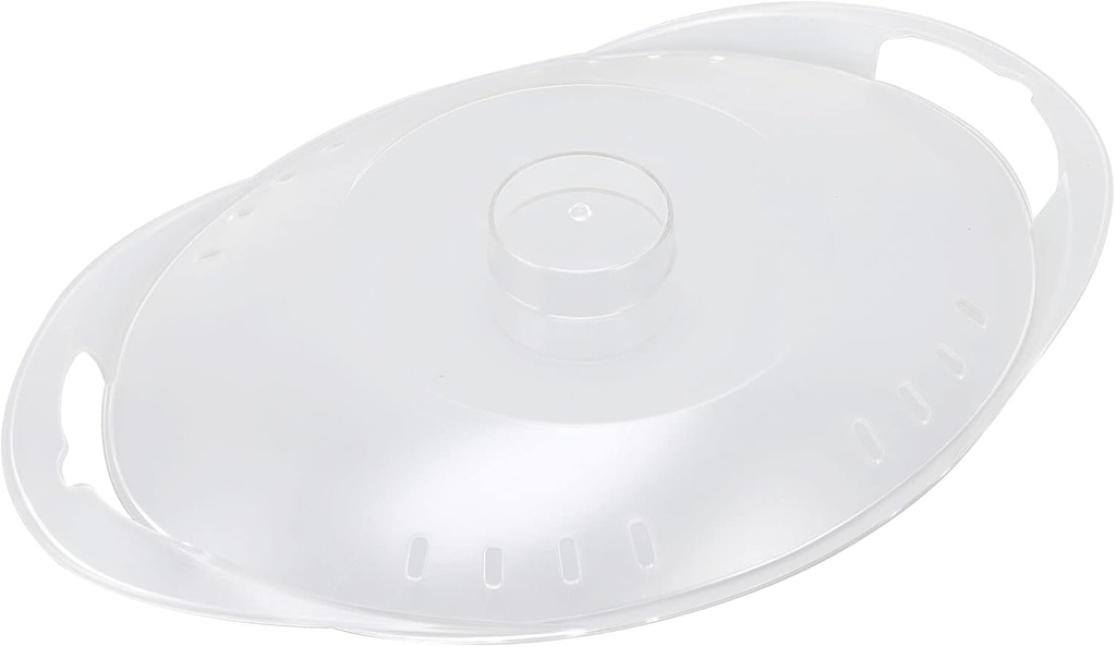 Thermomix Attachment, Pc Heat Resistance Steaming Pan Cover Kitchen Food Processor Robot Lid for Thermomix Tm6 Tm5 Tm31,