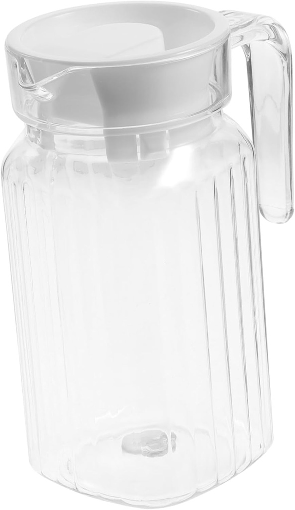 Cold Water Jug Plastic Lemonade Pitchers Wine Fridge Iced Tea Pitcher Pitcher with Lid Water Cooler Jug Clear Teapot Drink Kettle Modern Storage Container Milk Beer Can