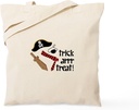 CafePress Trick Arrr Treat Tote Bag Reusable Natural Beige Canvas Shopping Bag
