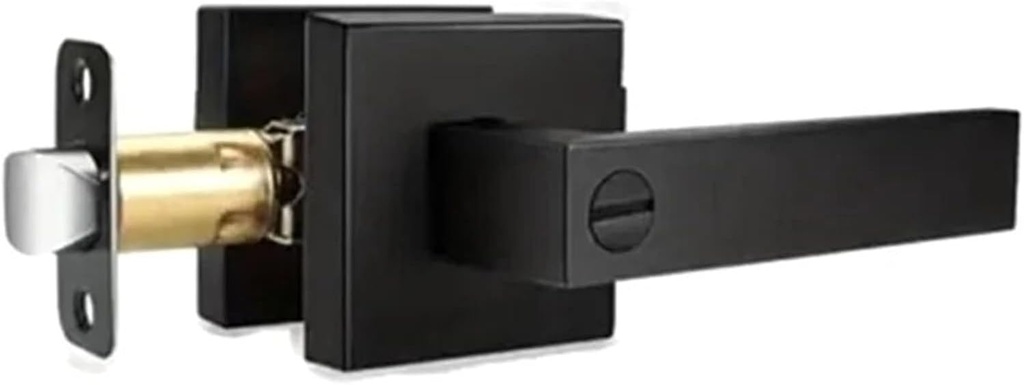 Keyless Interior Privacy Door Handles Lever Locksets Bedroom Bathroom 1Pcs