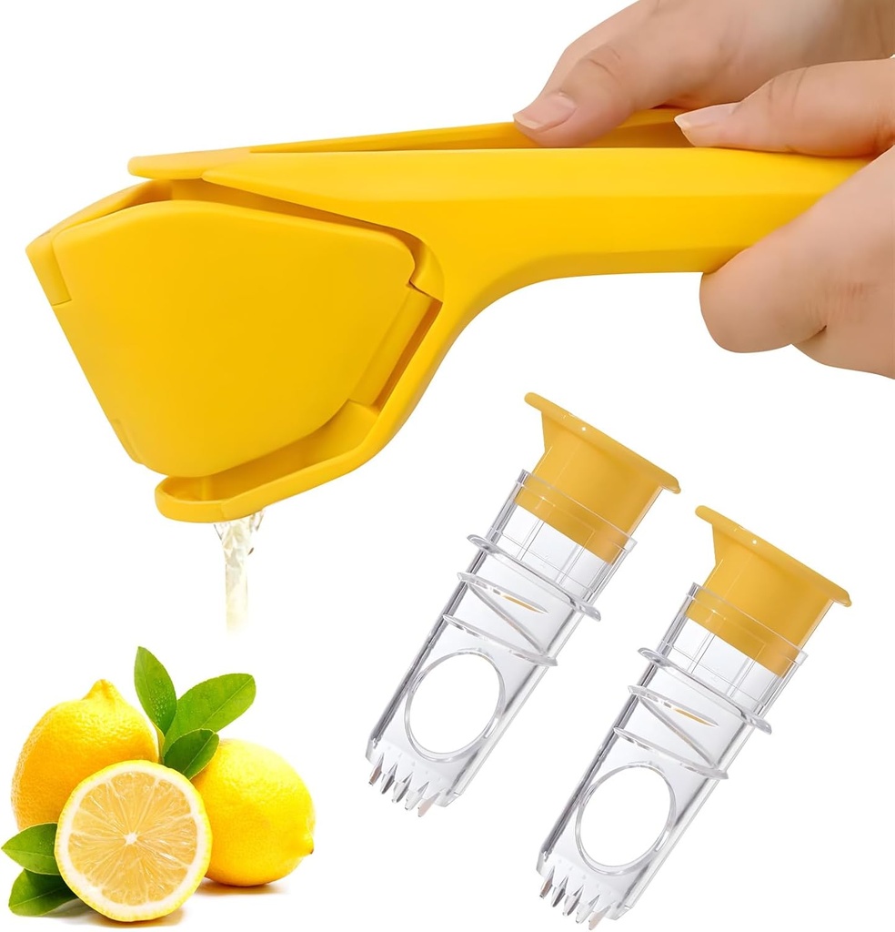 Handheld Lemon Squeezer, Effortless Exprimidor Limones Manual, Limes & Oranges with Folding Design, Compact Storage Space Saver