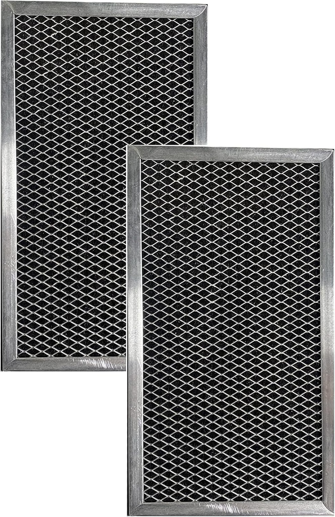 Air Filter Factory Charcoal Carbon Filter 4-3/4" X 10" X 3/8" For Microwave Oven Vent Filters 2-Pack