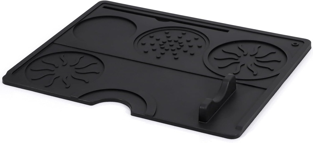 Espresso Tamper Mat, Coffee Tamping Mat, Food Grade Silicone Mat as Espresso Machine Accessories for Barista