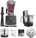 Vitamix Ascent X4 Gourmet SmartPrep Kitchen System, Professional-Grade Blender, Stainless-Steel Blades, 12-Cup Food Processor Attachment with 4 Discs, 48 Oz Blender Container, Black