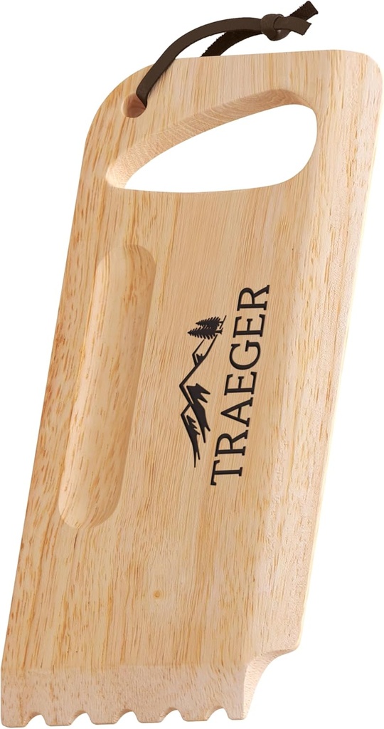Traeger Grills BAC454 Wooden Grill Scraper – Solid Hardwood Grill Grate Cleaner, Compatible with Pro Series, Ironwood, and Timberline Grills, Safe Bristle-Free Grill Cleaning Accessory