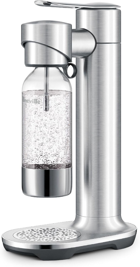 Breville BCA600BSS InFizz Aqua Sparkling Water Maker, Brushed Stainless Steel