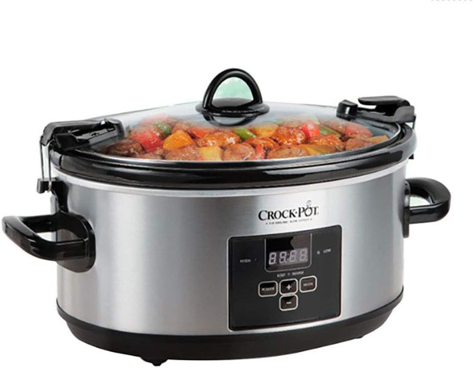 Crock-Pot Programmable Cook & Carry 7 Quart Slow Cooker