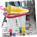 Ciieeo Cavity Umbrella-shaped Ice Cream Molds Reusable Ice Lolly Makers Food-grade Handles for Easy Identification for Juices Yogurt and Pudding Treats