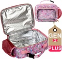 clear lunch bag Kids Lunch box mini Insulated Soft Bag Cooler Back to School Thermal Meal Tote Kit for Girls-Plus (ice cream-affordable pack,Pink)