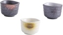 3pcs Japanese Style Sake Cups Assorted Color Ceramic Wine Cups for Sake Tea Capacity for Gifts Entertaining Friends