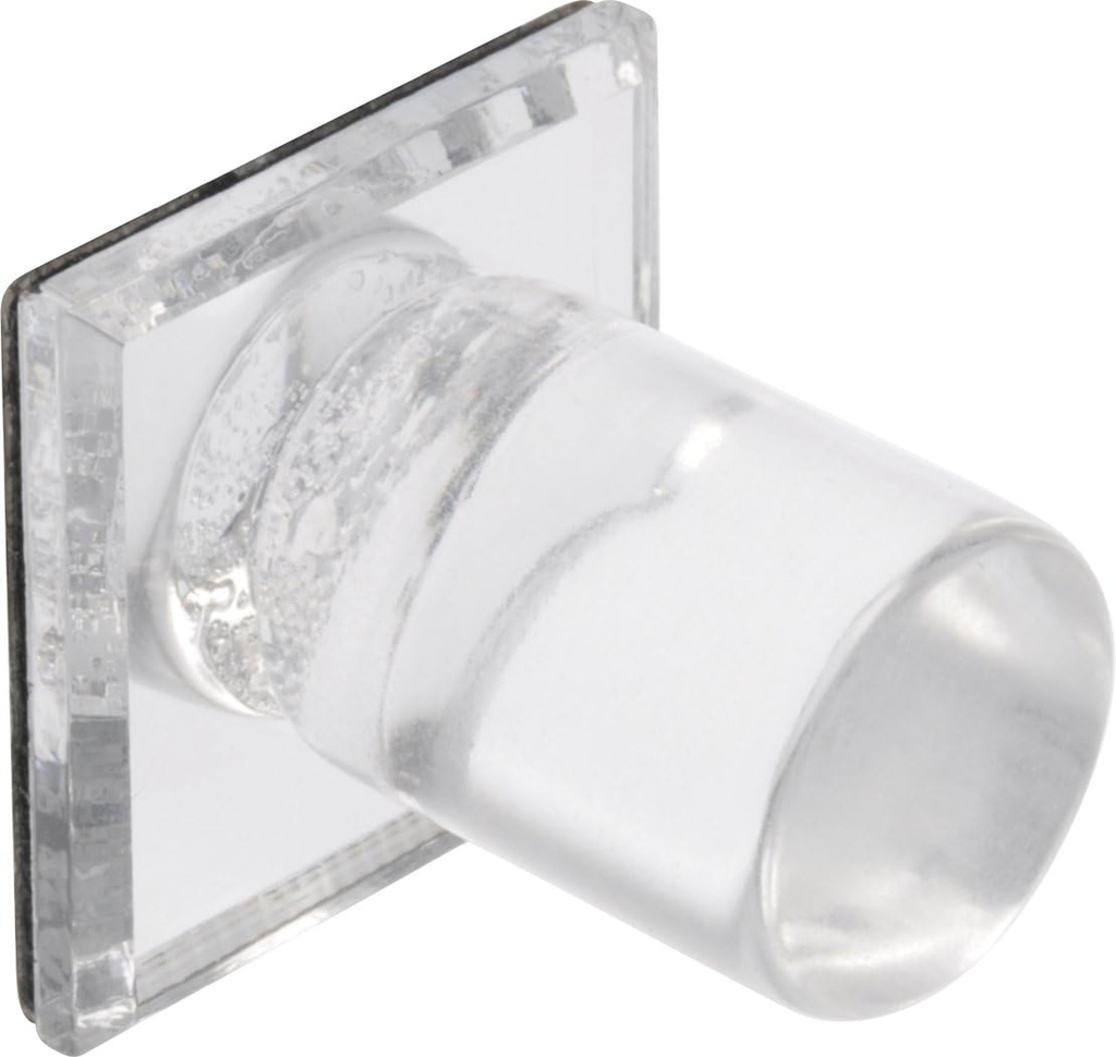 The Hillman Group 59224 Clear Adhesive Knob, 3-Pack