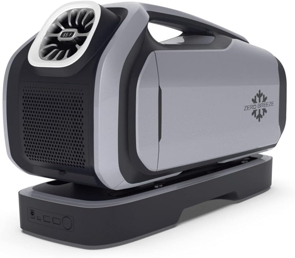 Zero Breeze 2300 BTU Mark 2 Portable Air Conditioner & Rechargeable Battery