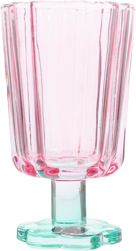 Luxshiny Wine Goblet Cocktail Cup Vintage Glass Wine Glass for Home Use Elegant Stem Margarita Goblet for Parties Banquets and Bars