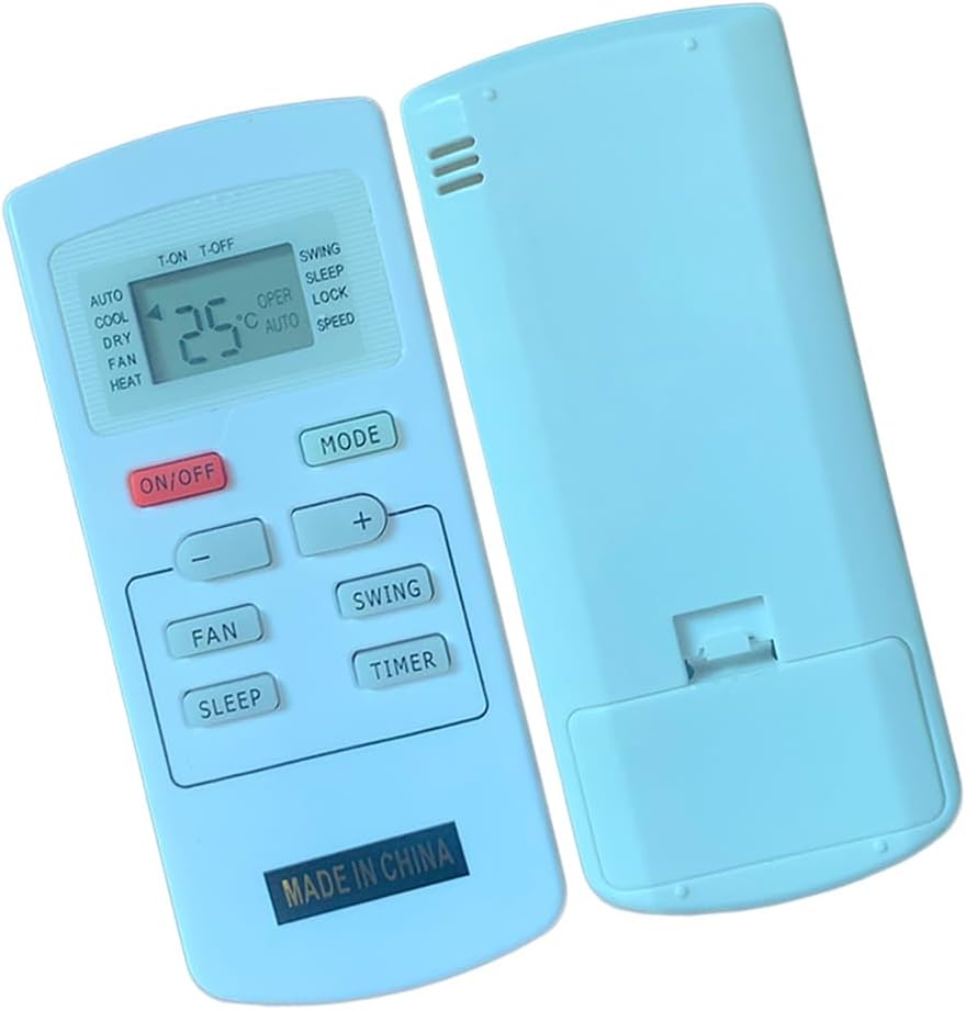 Replace Remote Control for Soleus Air P-KY80-36 KY-80 SG-PAC-08E3 GL-PAC-08E4 SG-PAC-08E4 GM-WAC-10ESE-C GM-WAC-12ESE-C SG-TTW-12HC-26 Air Conditioner