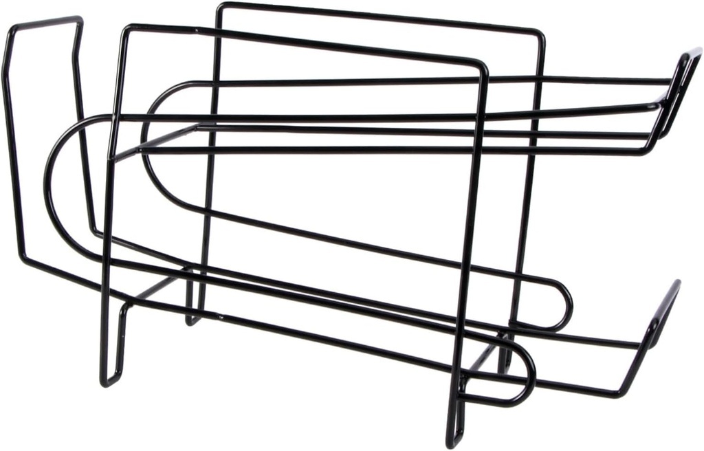 1pc Canning Storage Rack Beverage Holder for Fridge Black Kitchen Drink Organizer Maximize Vertical Space for Cans Juice Easy to Clean