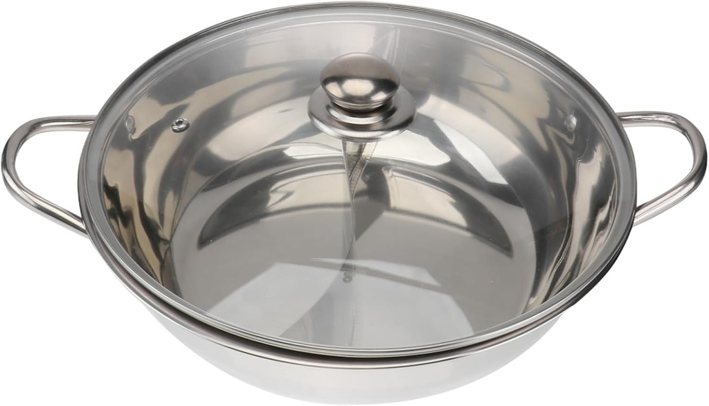 Gatuida Dual Hot Pot Cookware Induction Cooker Pot Lids Lids for Stainless Steel Cookware