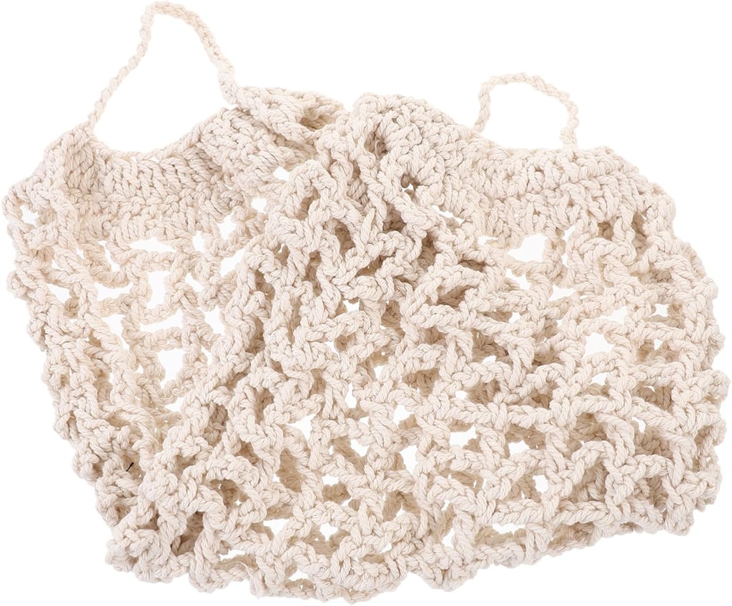 DECHOUS Fruit Net Bag Kitchen Storage Woven Hammock Vegetables Fresh Fruit Hanging Basket Kitchen Supply Decorative Storage Basket