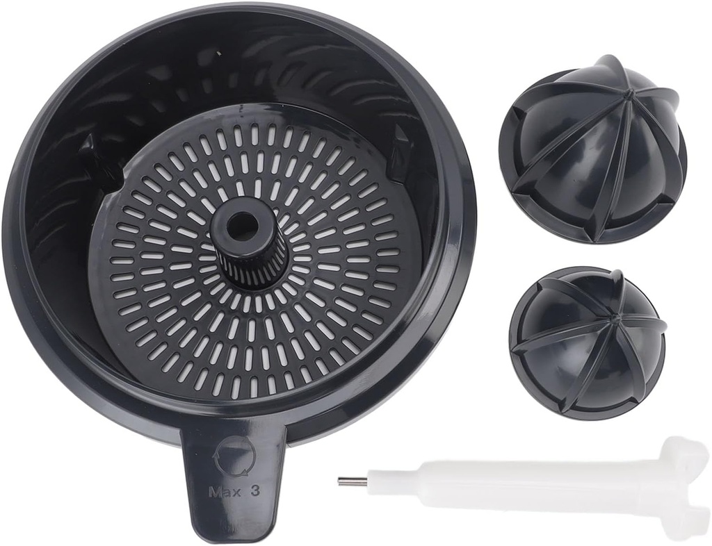 Juicer Press Strainer Kit for TM6 TM5, Quick and Easy to Replace Juicer Replacement Parts, Plastic Juicing Citrus Squeezer Attachment Food Processor Accessories