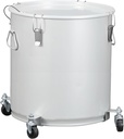 Towallamrk Fryer Grease Bucket 16 Gal, Oil Disposal Caddy, Steel Fryer Oil Bucket With Rust-Proof Coating, Oil Transport Container for Hot Cooking Oil Container With Lid & Lock Clips & Filter Bag