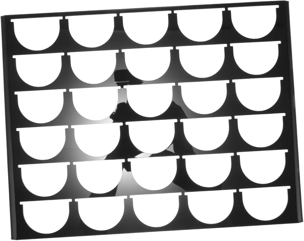 Coffee Capsule Rack Organizer for Kitchen and Coffee Shop Slots Acrylic Holder for Capsules for Cabinet Display