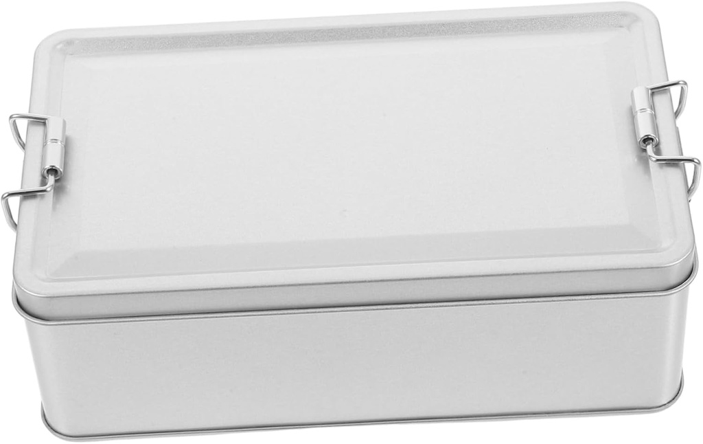 Metal Tin Cookie Jar Airtight Christmas Candy Container Decorative Storage for Holiday Snacks