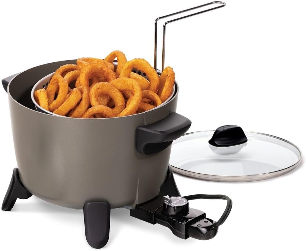 Presto Big Kettle Ceramic Deep Fryer/Multi-Cooker