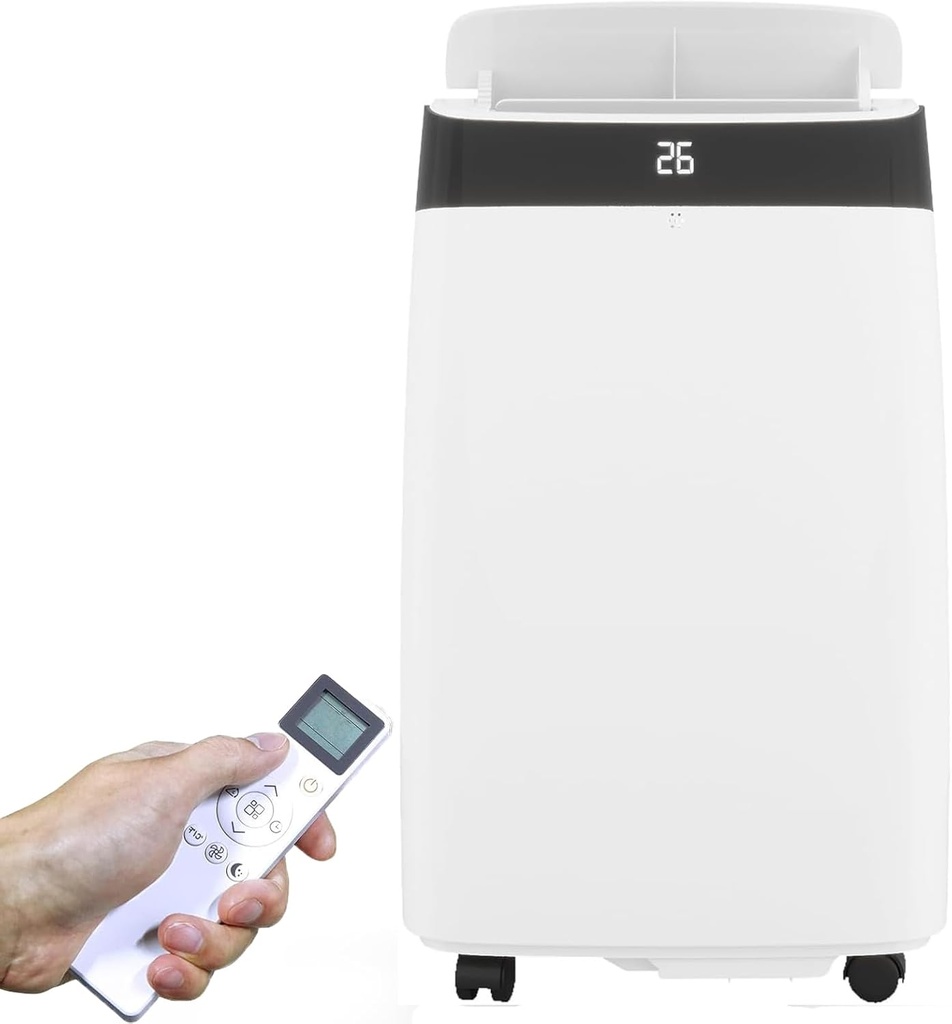 3 In 1 Portable Air Conditioner-Cooling, Dehumidifier & Fan,10000 BTU Standing AC Unit With Remote Control,Sleep Timer For Home Office Up 450 Sq.Ft