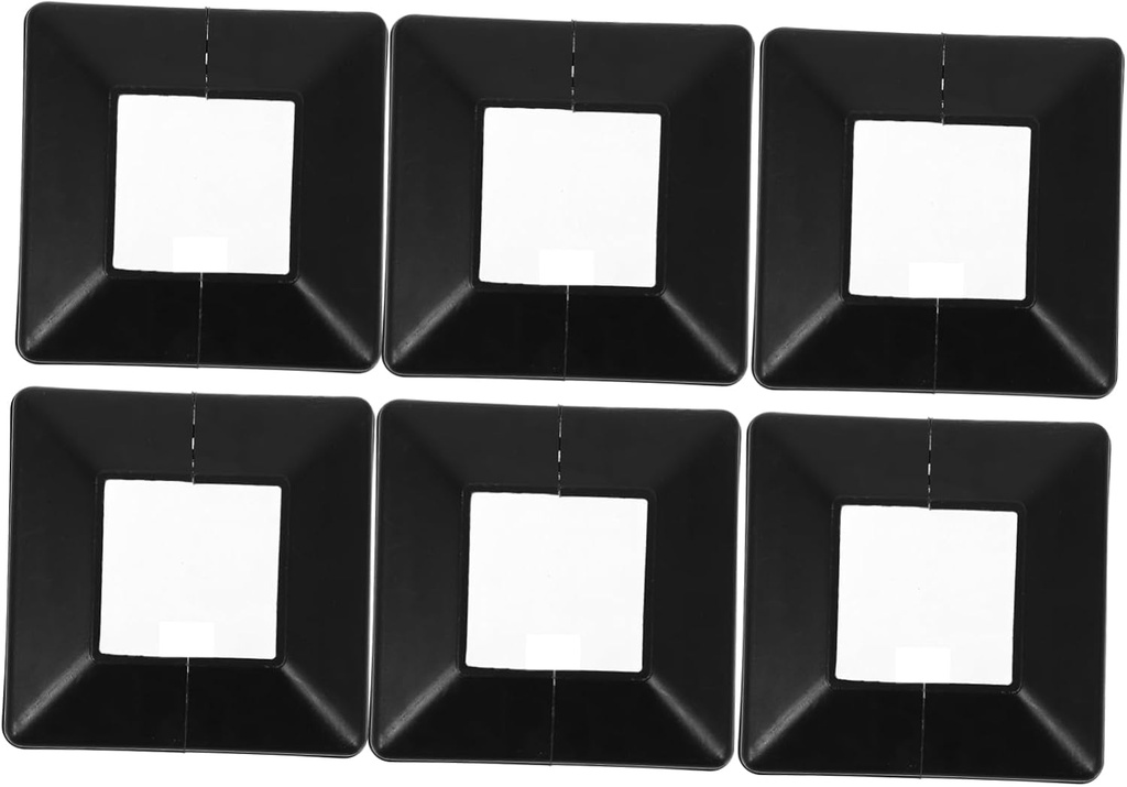 6pcs Split Post Base Skirt Covers for Deck Posts Decorative Fence Caps Easy Installation Stylish Design for Outdoor Use