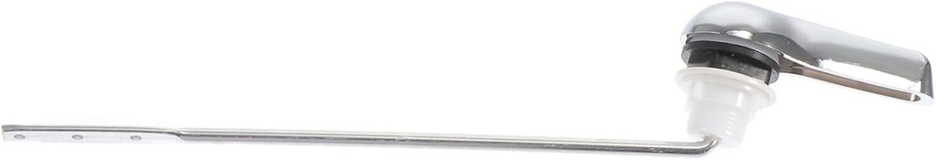 DOITOOL Retro Front Press Toilet Flush Lever Silver Household and Hotel Supply Handle Easy Installation Bathroom Accessory