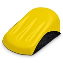 5 Inch Mouse Hand Sanding Block - Sanding Blocks for Wood Hand Sander Block for Wood Working Hook and Loop Sanding Block - 5" L x 3" W x 2" H Hand Sanding Pad Wood Sanding Block Hand Sanders for Wood