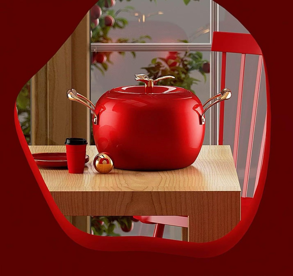 Large-capacity slow cooker, soup pot, multi-functional cooking pot, non-stick pan, flat pan, gift cookware