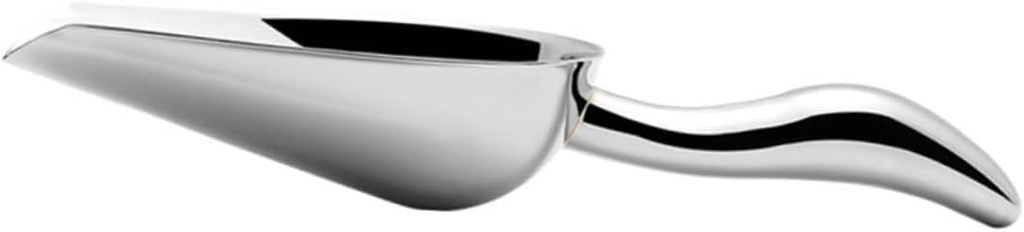 Alipis 1pc Heavy-duty Stainless Steel Ice Scoop Ergonomic Handle for Comfort for Ice Cubes Rice Flour and Popcorn for Kitchens Parties and Buffets
