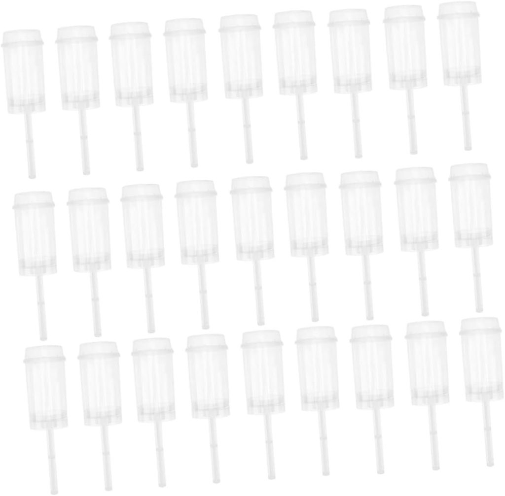 40pcs Cake Tubes for Home Use Easy to Clean Push Cake Holders for Weddings Birthday Parties and Family Events