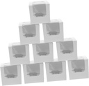 20pcs Window Muffin Boxes Cupcake Packaging for Desserts Treat Containers for Baked Goods for Cookies Pies and More