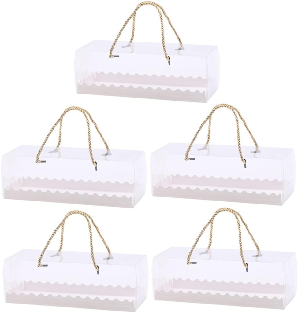 5pcs Cake Roll Packaging Box Box for Cupcakes Cupcake Containers Dessert