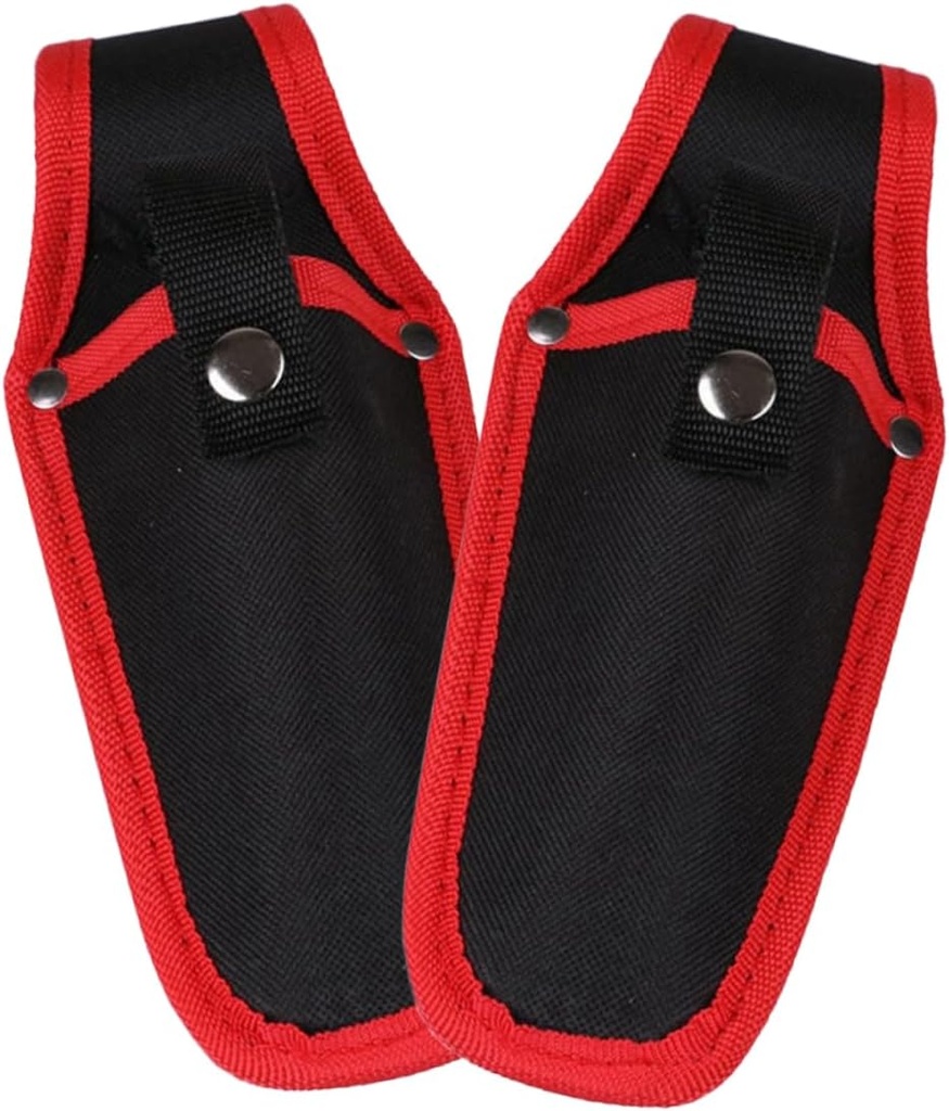 2pcs Canvas Pruner Sheath Cover for Gardening Scissors Hand Pruner Holder with Snap Closure Secure Tool Storage Stylish Design
