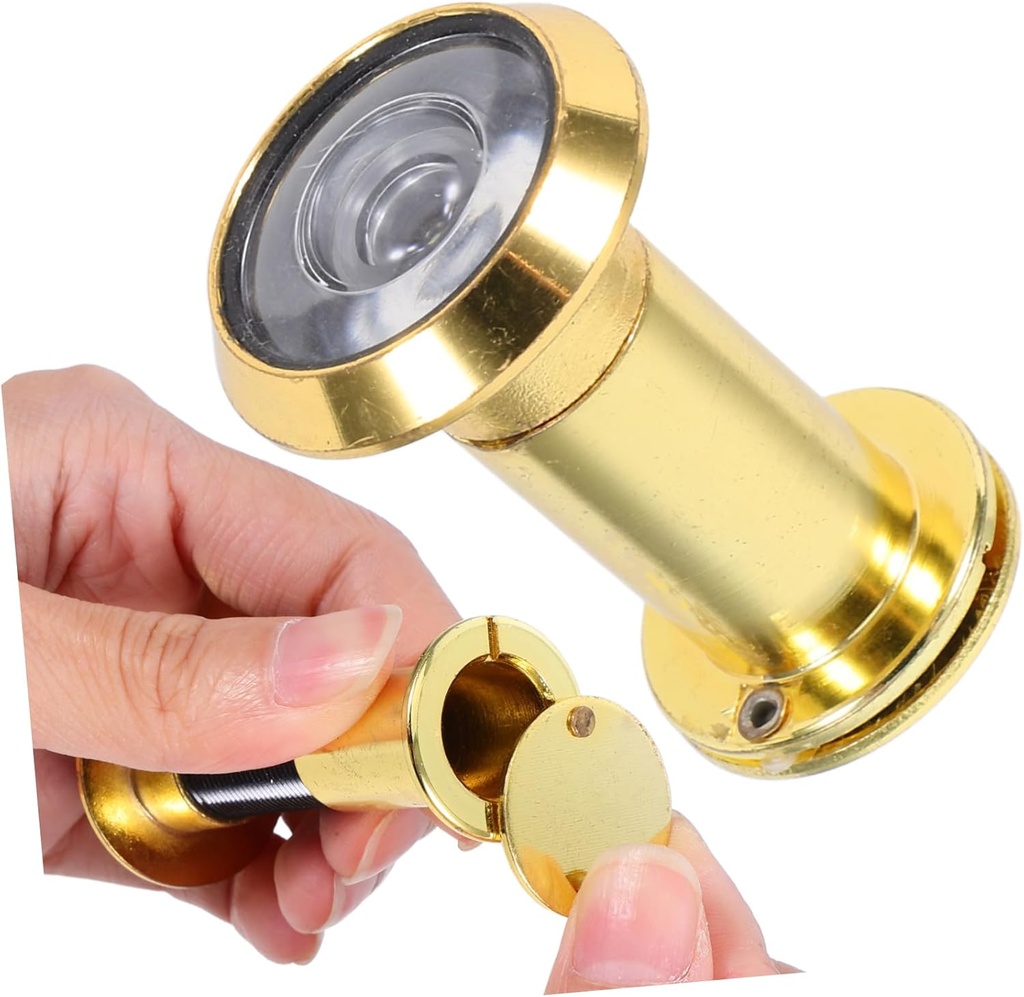 Angoily Wide Angle Door Viewer with Privacy Cover Easy Installation Peephole for Home Office Hotel Enhanced Security Imaging Fits Standard Doors