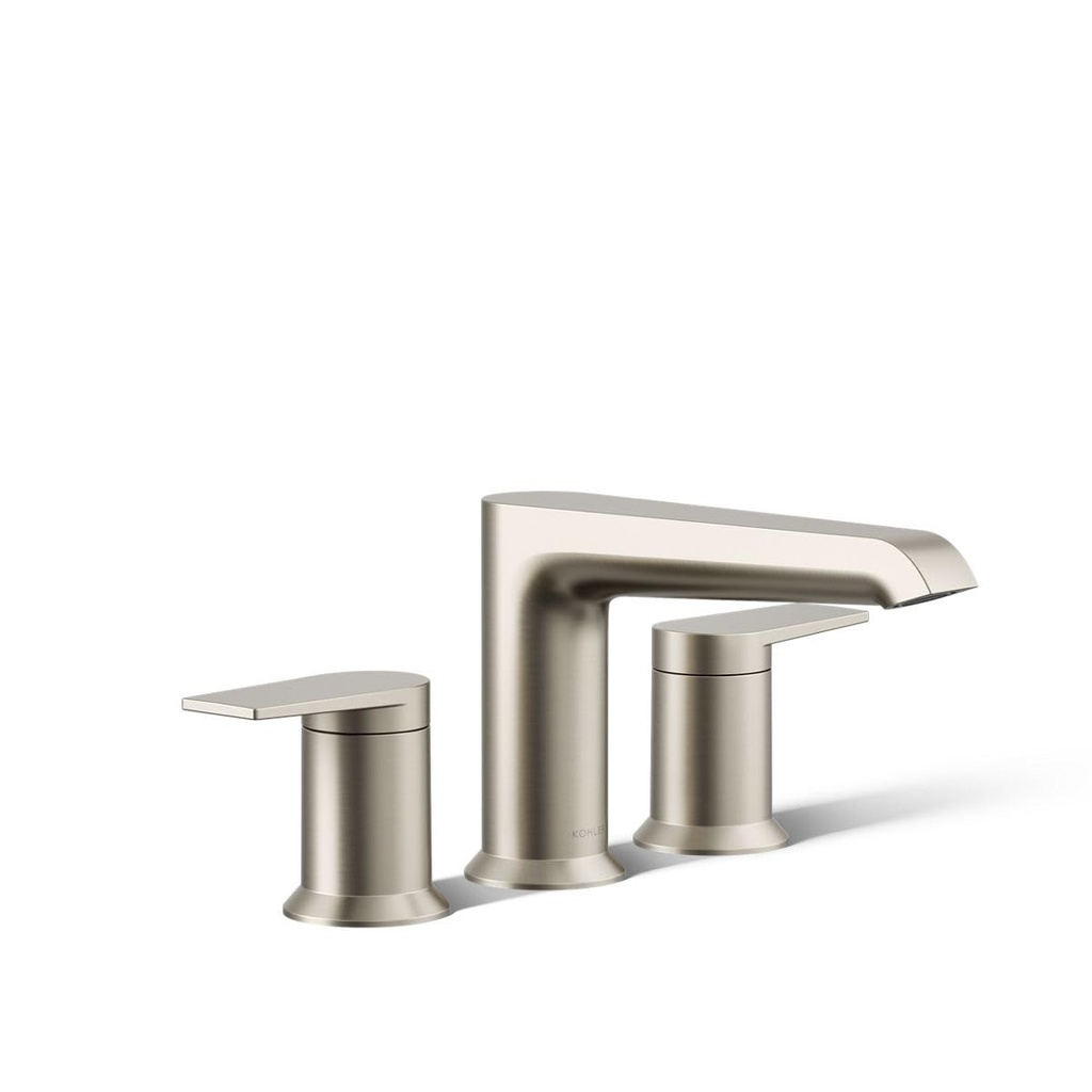 Kohler T25740-4-BN Hint® Two-Handle Deck-Mount Bath Faucet Trim, Vibrant Brushed Nickel