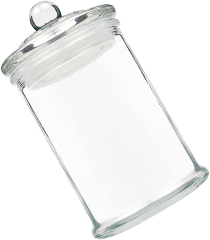 LIFKOME 1pc Glass Storage Jar Airtight Food Container for Kitchen Pantry and Home Organization for Cereals Cookies Candy