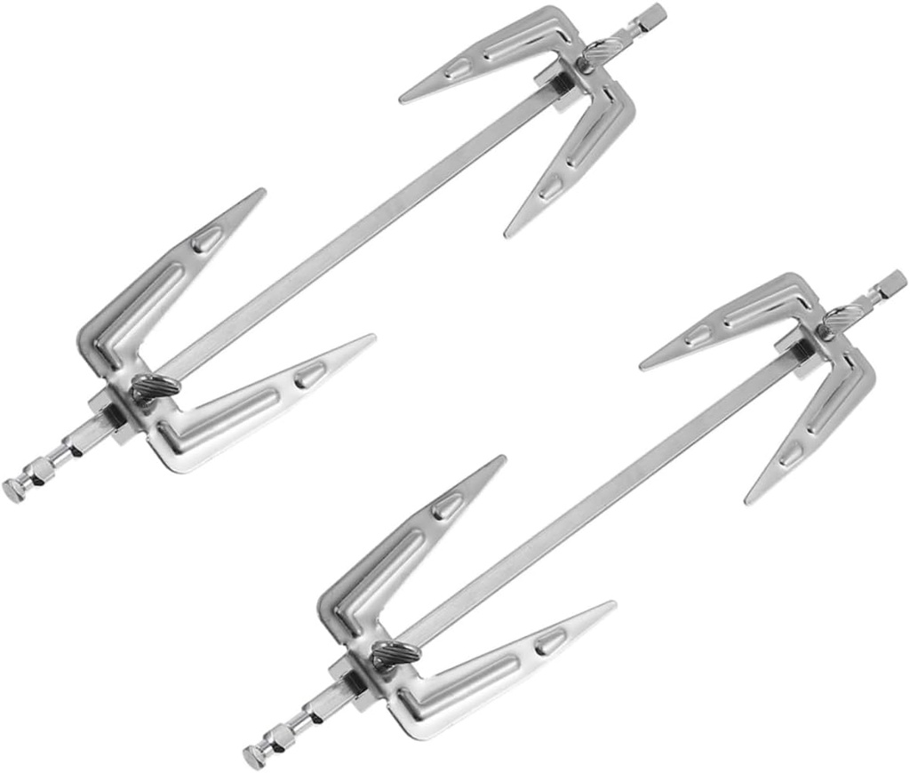 Rotating Spit for BBQ Skewers for Grilling Rotisserie Rod Air Fryer Rotisserie Grill Kit Electronic Oven Forks