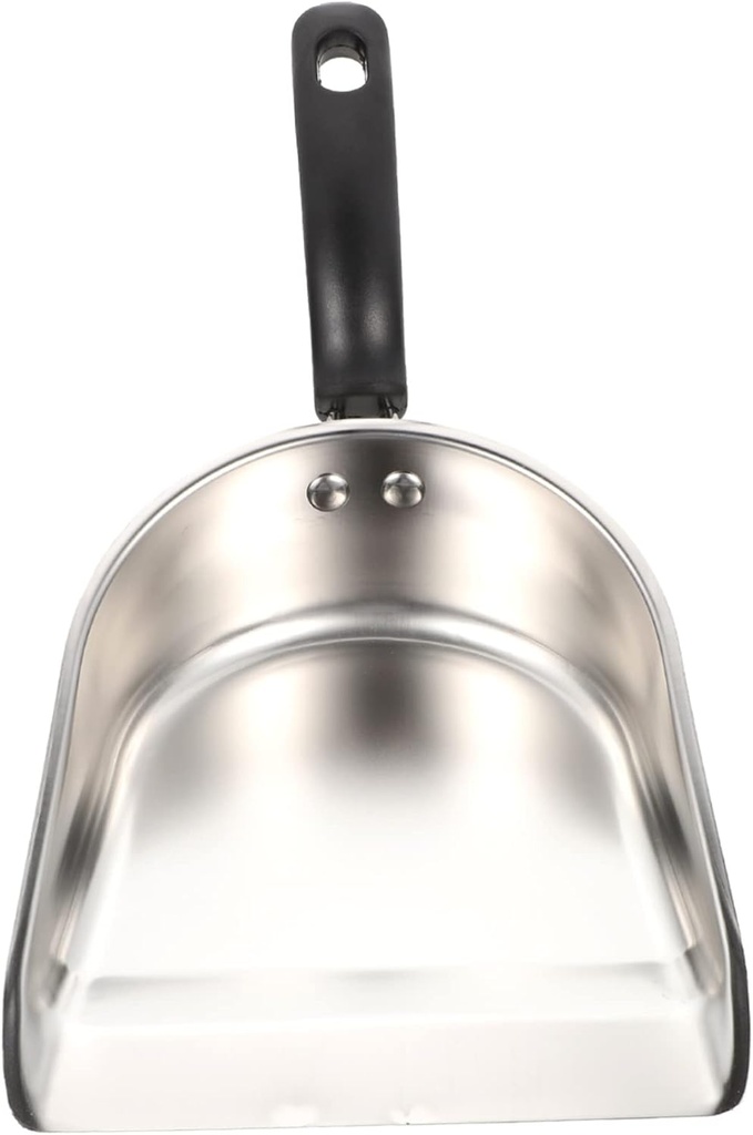 VALICLUD Stainless Steel Ice Shovel 12-Inch Multi-Function Grain Scoop Handle for Kitchen and Bar Use for Flour Candy and Ice