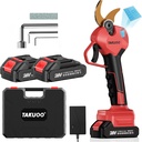 Cordless Electric Pruning Shears, 1.6" Cutting Diameter Power Pruner, Brushless Branch Cutter with LCD Display, Dual 2.0Ah 21V Battery Powered Trimming Scissors for Gardening Tree Pruning