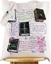WZMPA Fantasy Novel Tote Bag Book Series Gift Science Fiction Grocery Bag Fiction Bookish Gift