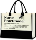 Nurse Practitioner Gifts for Women Tote Bag - Nurses NP Week Graduation Appreciation Gift for Female Nurses
