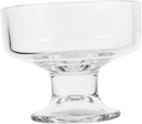 Clear Glass Pudding Goblet Crystal Dessert Cup for Ice Cream Fruit Mousse and Salad Elegant Appetizer Bowl for Parties and Celebrations