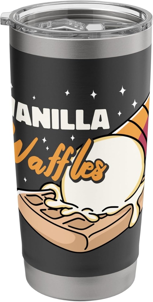 Cool Waffle Quote - Professional Vanilla Waffles Maker Stainless Steel Insulated Tumbler