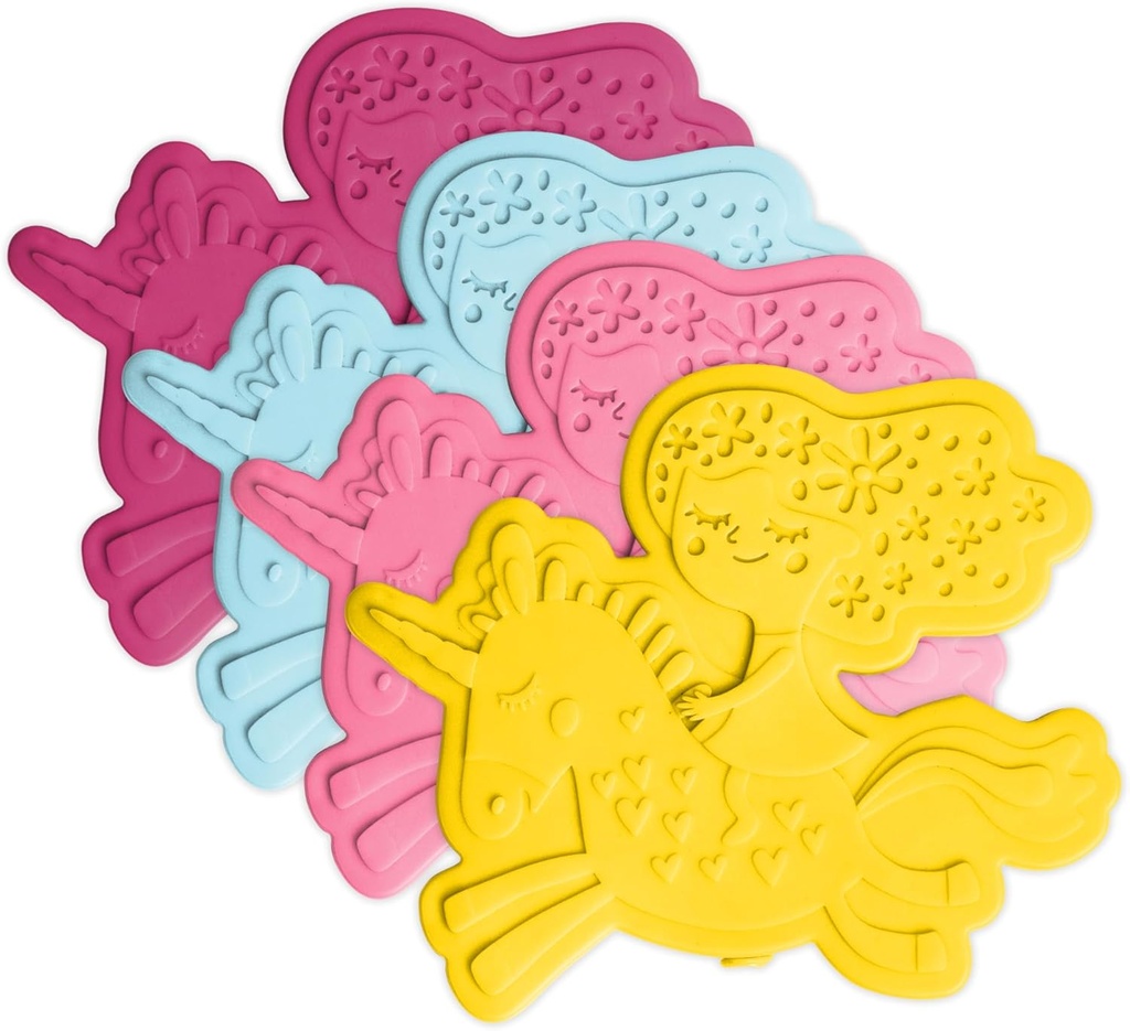 Simple Modern Character Shaped Ice Pack for Lunch Box | Slim, Reusable, Freezer Safe Icepack for Kids Bento Box, Lunch Bags, or Lunchbox | 4 Pack | Unicorn