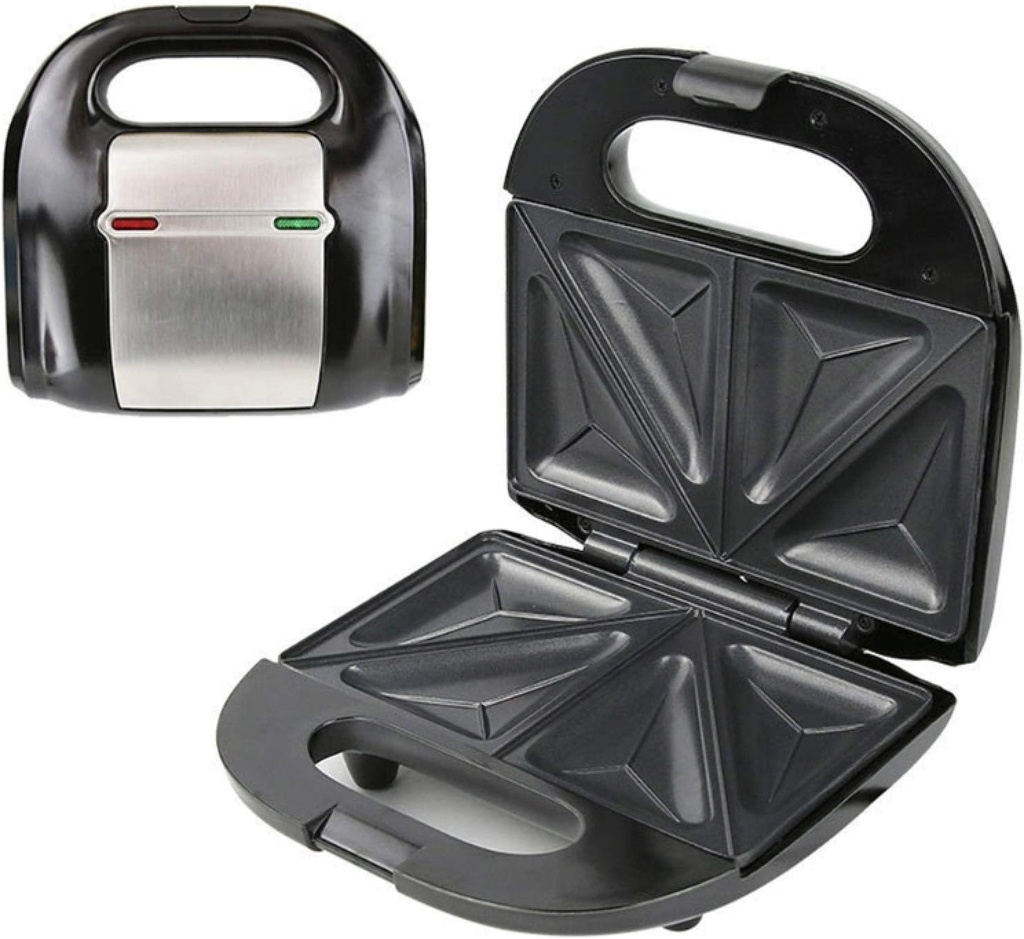 Sandwich Maker Waffle Maker ， Waffle maker ，750W Mini Household Pannini Press Maker ， Multifunctional Toaster Breakfast Baking Making