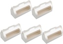 Unomor 5pcs Portable Handheld Baking Food Boxes Transparent Window for Cake Bread and Dessert Packaging Keep Baked Goods for Home and Bakery Use